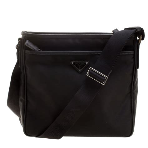 prada trio messenger bag|prada messenger bag men's.